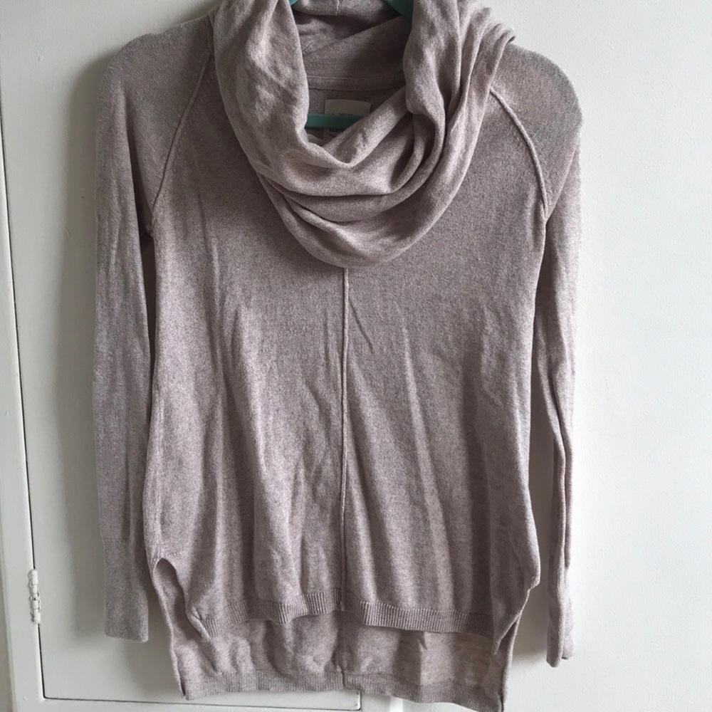 Long sleeve cowl neck shirt